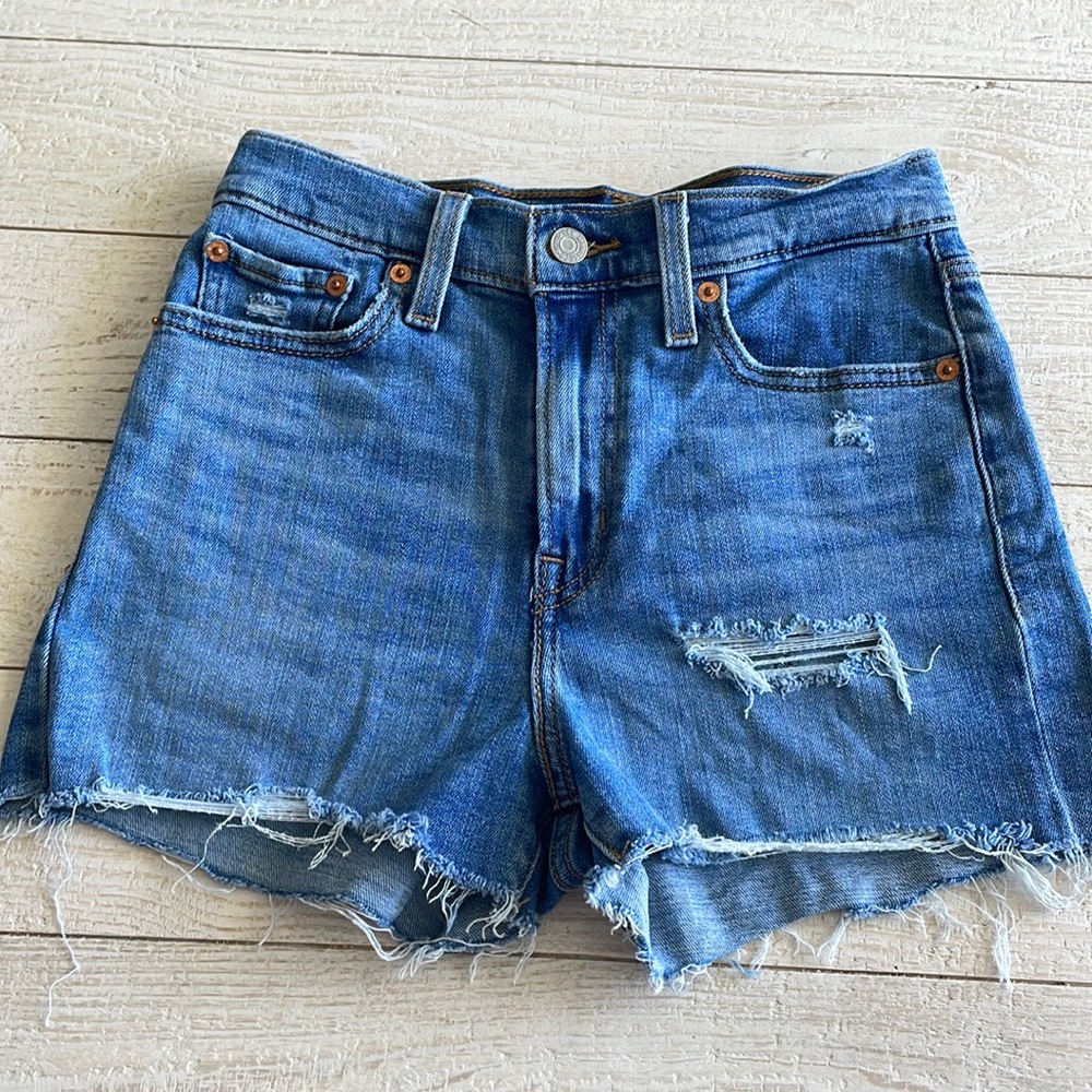 LEVI STRAUSS Blue Jean Shorts Size 26